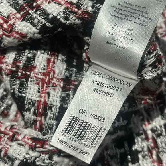 Faith Connexion Oversized tweed flannel